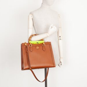 GUCCI Diana Bag Medium Brown | Luna Bags