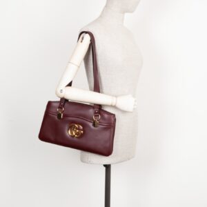 GUCCI Arli Tote Bag Burgundy | Luna Bags