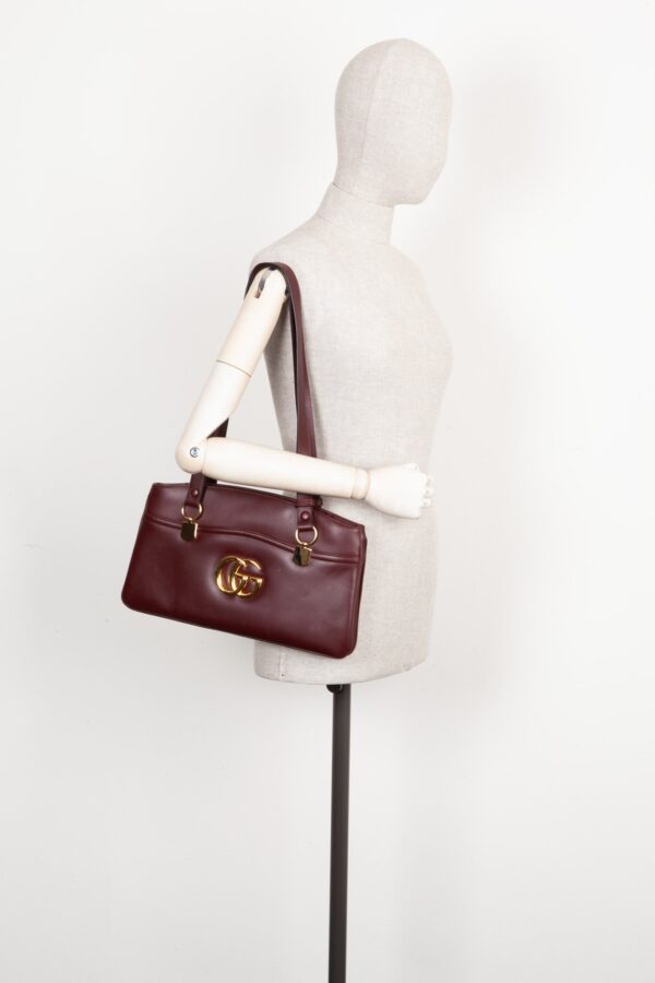 GUCCI Arli Tote Bag Burgundy | Luna Bags