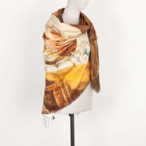LOUIS VUITTON Scarf Ltd Jeff Koons Fragonard Wool&Silk | Luna Bags