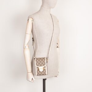 GUCCI Horsebit 1955 Mini Bag White | Luna Bags
