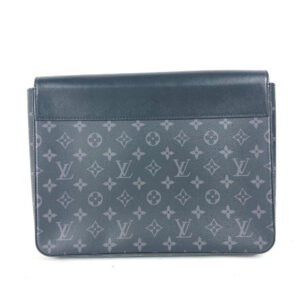 LOUIS VUITTON Clutch bag M80107 Monogram Eclipse Canvas black Monogram Eclipse Pochette steamer | Luna Bags