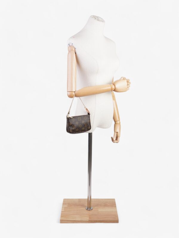 Louis Vuitton Mini pochette Monogram Coated Canvas | Luna Bags