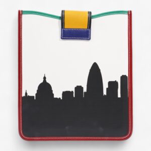 Gucci 2012 Limited Edition IPad Case White / Black / Red / Green / Yellow Coated Canvas | Luna Bags