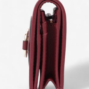 Gucci Horsebit 1955 Wallet GG Supreme / Maroon / Light Gold Canvas | Luna Bags