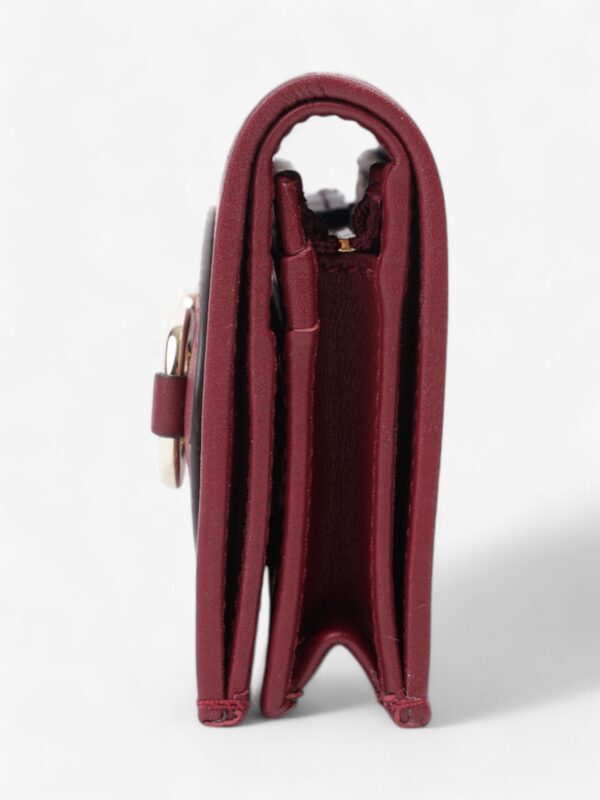 Gucci Horsebit 1955 Wallet GG Supreme / Maroon / Light Gold Canvas | Luna Bags