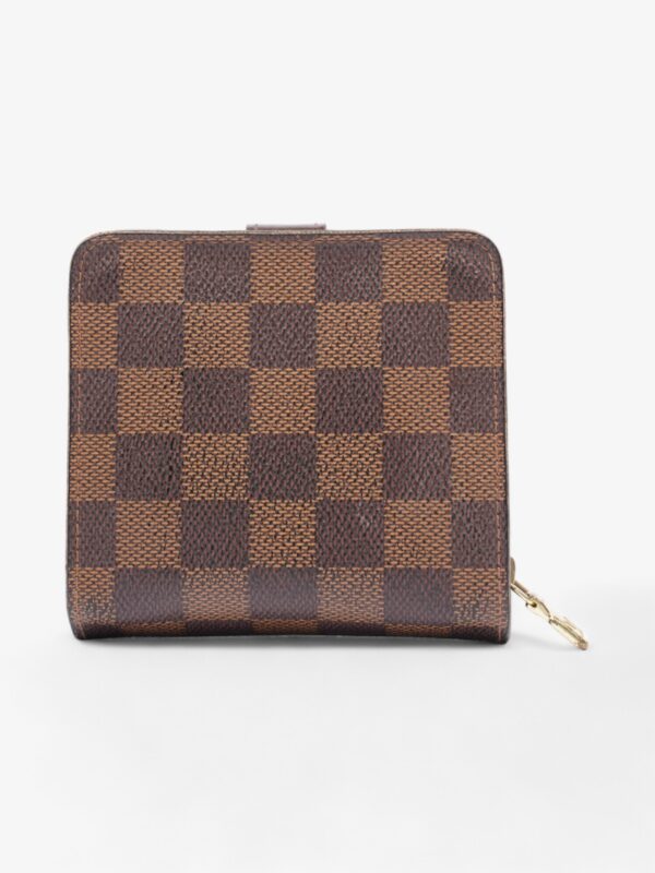 Louis Vuitton Compact Zip Wallet Damier Ebene Coated Canvas | Luna Bags
