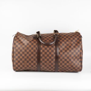 Louis Vuitton Keepall 50 Damier Ebene | Luna Bags