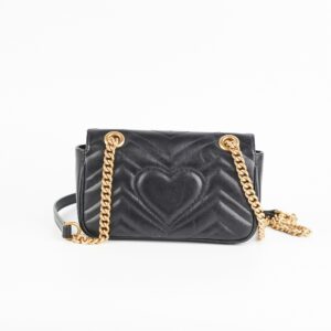 Gucci Marmont Mini Black | Luna Bags