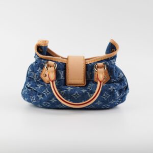 Louis Vuitton Pleaty Denim Handbag | Luna Bags