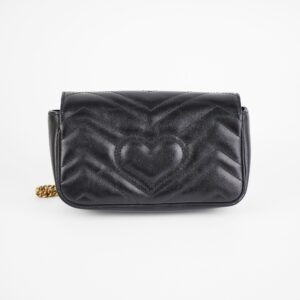 Gucci Black Super Mini Marmont | Luna Bags