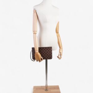 Louis Vuitton Neverfull Pouch Damier Ebene Coated Canvas | Luna Bags