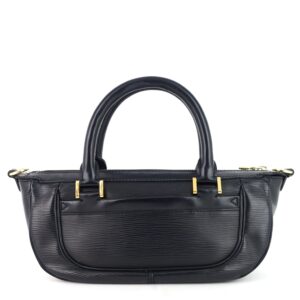 LOUIS VUITTON Dhanura Black Epi Leather Handbag | Luna Bags