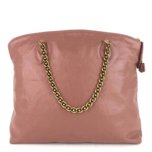 LOUIS VUITTON Cuir Boudoir Lockit Leather Chain Tote Bag | Luna Bags