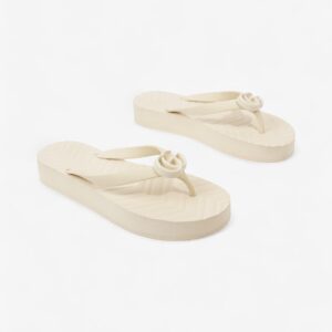 Gucci Double G Platform Sandal Cream Rubber EU 38 UK 5 | Luna Bags