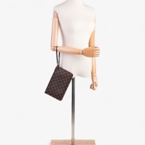 Louis Vuitton Neverful Pochette Damier Ebene Coated Canvas | Luna Bags