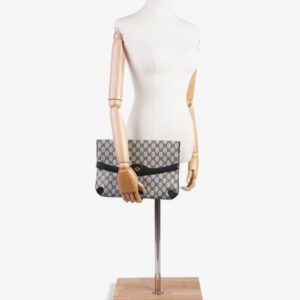 Gucci GG Clutch Black / GG Supreme Canvas | Luna Bags