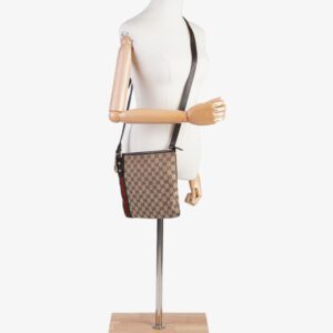 Gucci Sherry Line GG Supreme / Red / Green Canvas | Luna Bags
