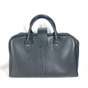 LOUIS VUITTON Boston Duffel bag M32502 Taiga Leather black Taiga Ivan mens Used | Luna Bags