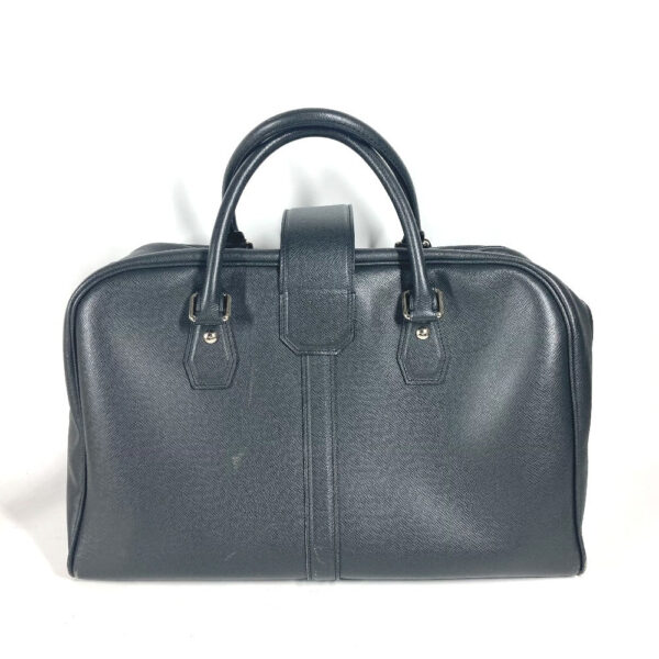 LOUIS VUITTON Boston Duffel bag M32502 Taiga Leather black Taiga Ivan mens Used | Luna Bags