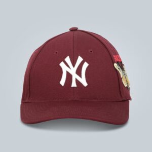 Gucci Baseball Cap With Ny Yankees™ Patch In Red | Luna Bags
