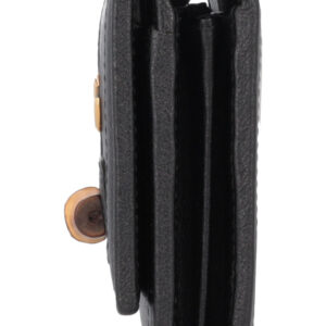 GUCCI Bamboo Long Wallet Black | Luna Bags