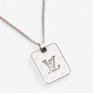 Louis Vuitton Champs Elysses Necklace Silver Stainless Steel | Luna Bags
