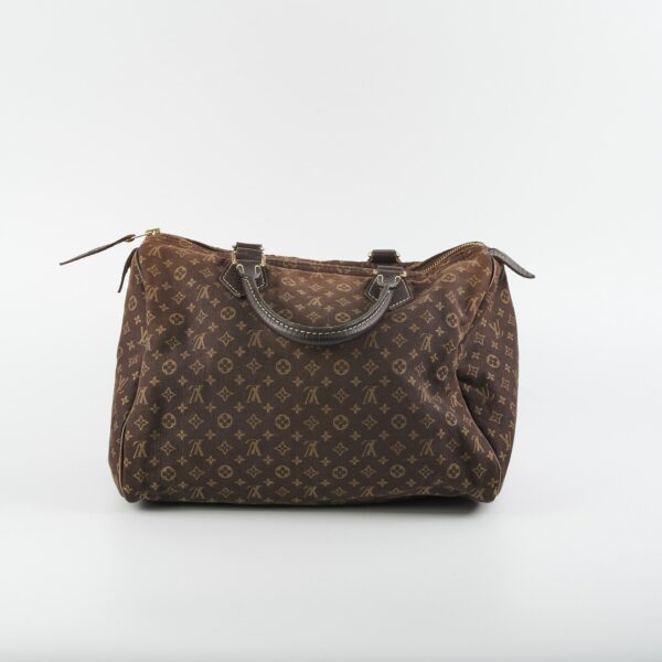 Louis Vuitton Speedy 30 Brown Denim | Luna Bags