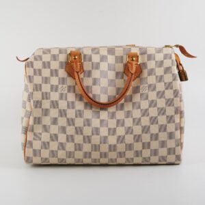 Louis Vuitton Speedy 30 Damier Azure | Luna Bags
