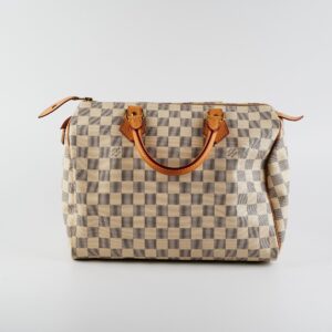 Louis Vuitton Speedy 30 Damier Azure | Luna Bags