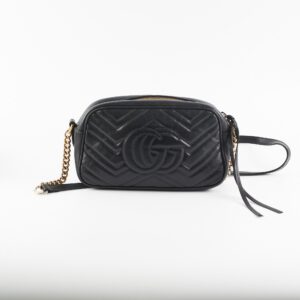 Gucci Marmont Camera Black | Luna Bags