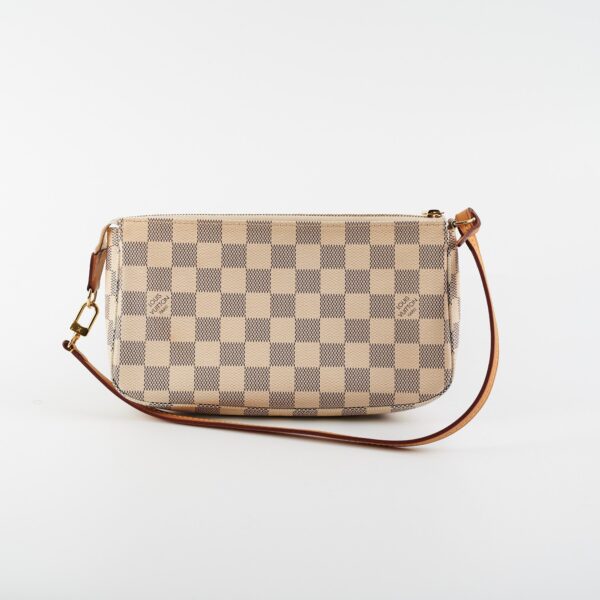Louis Vuitton Pochette Accessory Damier Azur | Luna Bags
