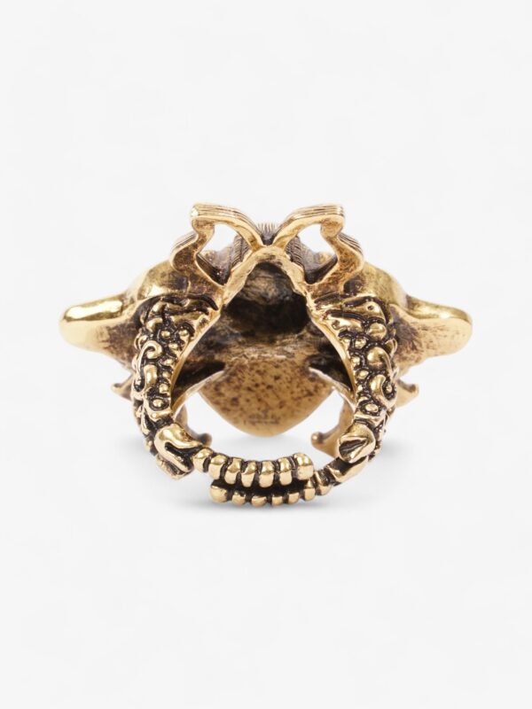 Gucci GG Bee Ring Antique Gold / Pearl Base Metal 13 (Circumference - 53mm) | Luna Bags
