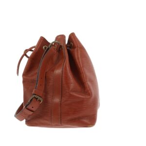 LOUIS VUITTON Noe Shoulder Bag in Brown Leather | Luna Bags