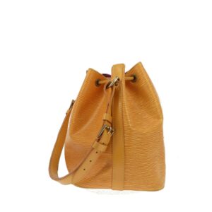 LOUIS VUITTON Noe Shoulder Bag in Yellow Leather | Luna Bags