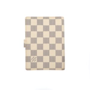 LOUIS VUITTON Agenda Cover in White Canvas | Luna Bags
