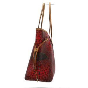 LOUIS VUITTON Limited Edition Rouge Yayoi Kusama Monogram Waves Neverfull MM Bag | Luna Bags