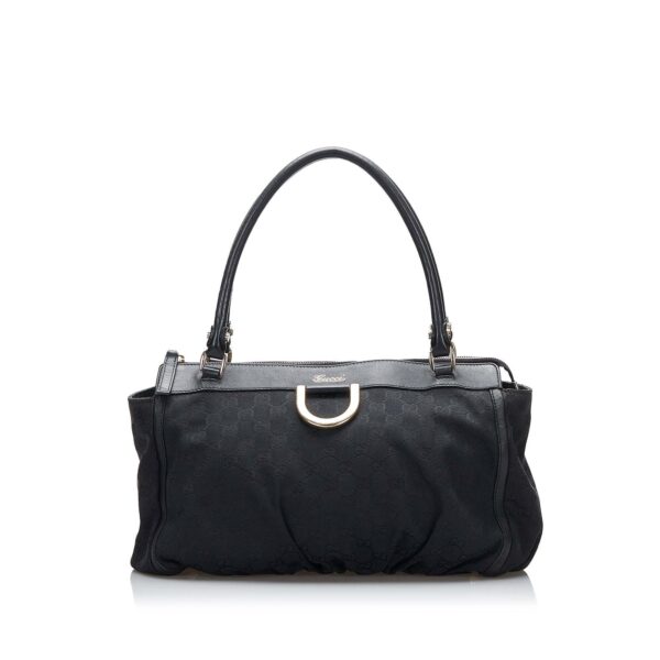 Gucci GG Canvas Abbey D-Ring Shoulder Bag | Luna Bags