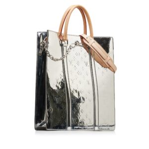 LOUIS VUITTON Monogram Vernis Miroir Sac Plat Satchel | Luna Bags