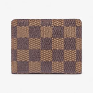 Louis Vuitton Ludlow Coin Case Wallet Damier Ebene / Gold Coated Canvas | Luna Bags