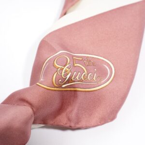 Gucci Riding Gear and Horse Bit Scarves Dusty Pink / Brown Silk | Luna Bags