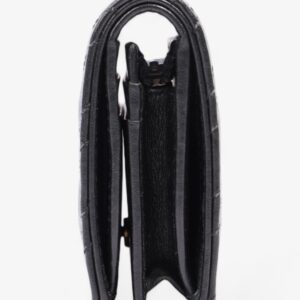 Gucci GG Marmont Wallet Black / Gold Matelasse Leather | Luna Bags