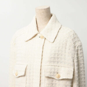 GUCCI Jacket 721995 tweed Ivory 40 | Luna Bags