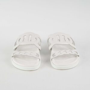 Hermes Extra Sandal Blanc Size 37 | Luna Bags