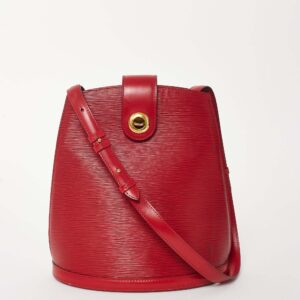 Louis Vuitton Red Epi Leather Cluny Crossbody Bag | Luna Bags