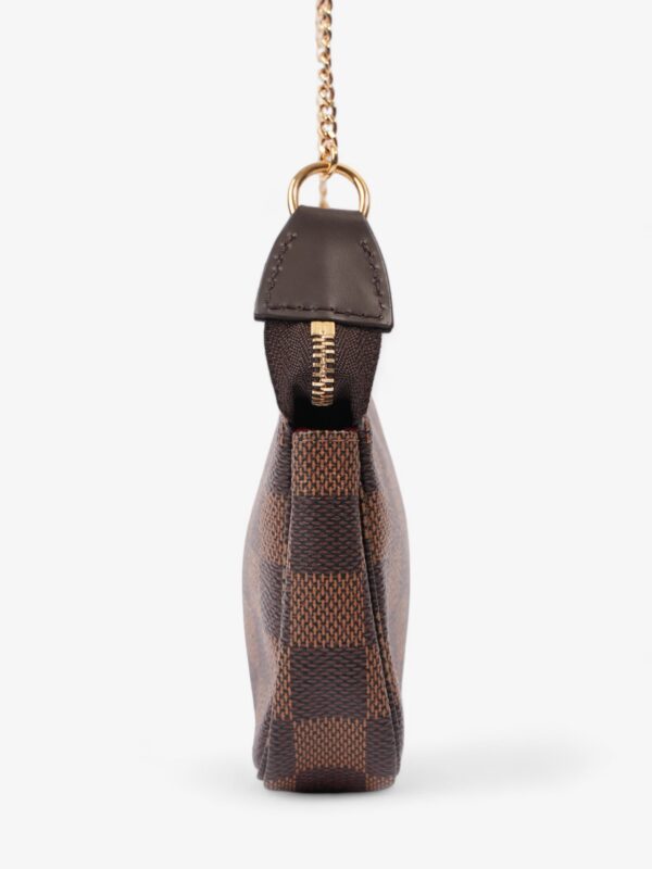 Louis Vuitton Mini Pochette Accessoires Damier Ebene Coated Canvas | Luna Bags