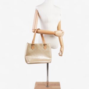 Louis Vuitton Houston Beige Vernis Leather | Luna Bags