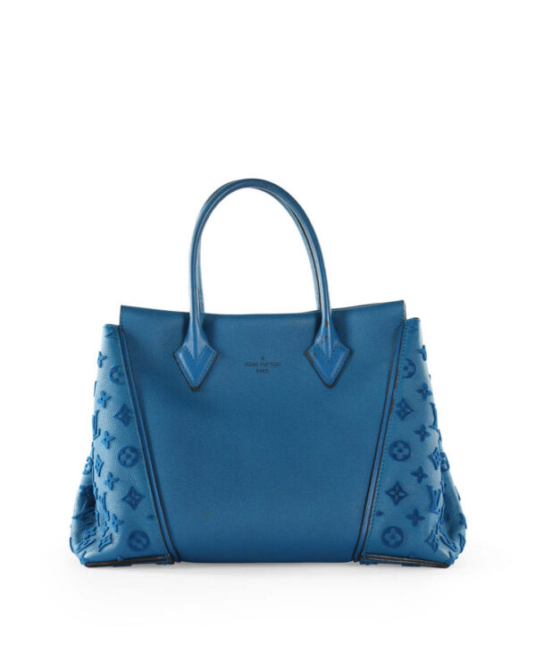 LOUIS VUITTON Blue Leather W GM Bag | Luna Bags