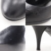LOUIS VUITTON pumps leather black Round toe Monogram flower Women 34 Used | Luna Bags - Image 6