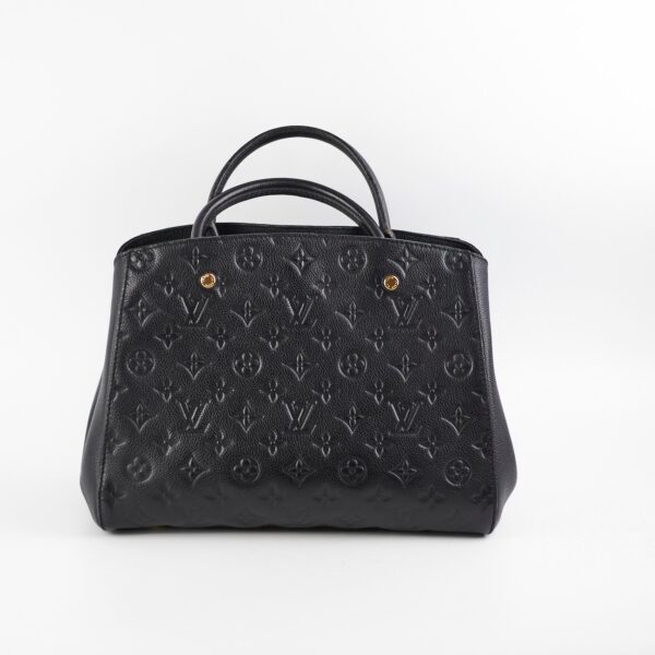 Louis Vuitton Montaigne MM Empreinte Black | Luna Bags